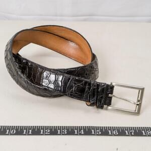 Luxury Crocodile Alligator Belt Leather Crocodile Skin Men's Belt Casual Fashion